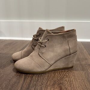 TOMS Wedge Booties